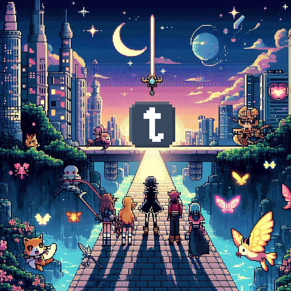 Tumblrのサポーターバッジ